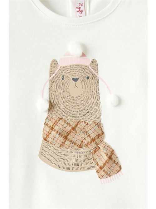 t-shirt orso in cotone IL GUFO | TA339MF0021003
